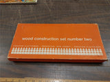 T 739 Wood Construction Set No. 2 Creative Playthings Incomplete Made Austria
