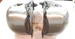 5 gal. Stretched Flatside Fatbob gas tanks Aircraft Caps 1984 ^ Harley Softail