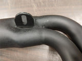 Chipped 2 into 1 Black Turn out Exhaust pipe Harley XL Billet Tip 883 1200 2007^