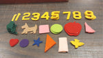 Count n Spell Flannel Board Set No.722 Standard Toy Kraft's Incomplete Used