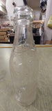 Vtg 1955 Clear Glass 10 FL OZ Pepsi Bottle Pepsi-Cola Twisted No Refill