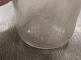 Vtg 1955 Clear Glass 10 FL OZ Pepsi Bottle Pepsi-Cola Twisted No Refill