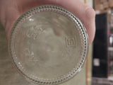Vtg 1955 Clear Glass 10 FL OZ Pepsi Bottle Pepsi-Cola Twisted No Refill