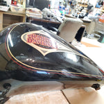 OEM Left 3.5 Gal Black Gas Tank Harley Heritage Softail Fatboy Springer Flatside