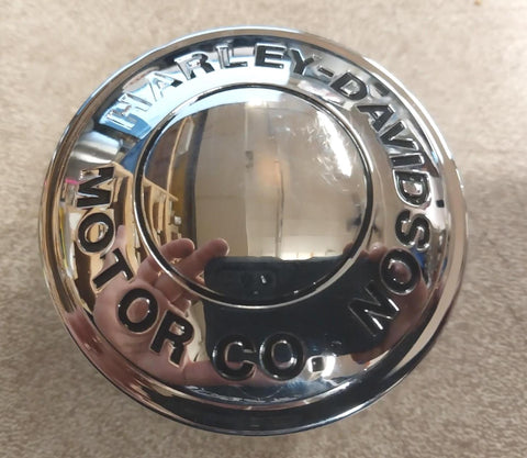 OEM Harley Davidson Logo Touring Dyna Sportster XL FXR Chrome Gas Cap