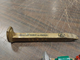 Vtg Railroad Toy Train Track RR Spikes Decorated Lot Christmas Steam Engine