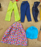 Vintage 1960s 1970s Mattel Barbie Doll Clothing Dress Shoes Accessories Lot