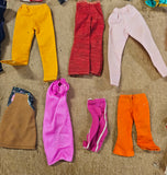 Vintage 1960s 1970s Mattel Barbie Doll Clothing Dress Shoes Accessories Lot