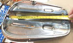 New Harley 4-speed BigTwins Shovelhead Quickbob Gas Fuel Tank Dual Fill Cam Cap