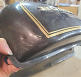 VTG OEM 1975 Honda CB500T Gas Tank Fuel Petrol Reservoir Black/brown? Emblems