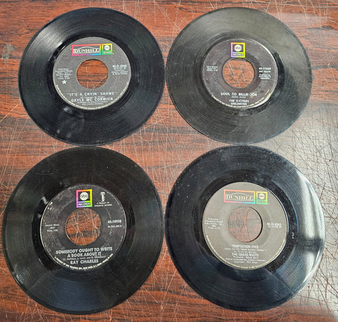 VTG ABC Tangerine Record Productions 45 RPM Various Artists Soul Vinyl Records