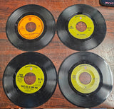 VTG Warner Brothers Production Records 45 RPM Various Artists Vinyl Records