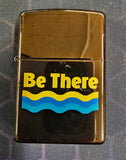 VTG Rare 2002 "Be There" Newport Cigarettes Midnight Chrome Zippo New Never Lit