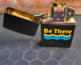 VTG Rare 2002 "Be There" Newport Cigarettes Midnight Chrome Zippo New Never Lit