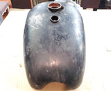 VTG OEM 1964-1966 BSA A50 A65 Flat Bottom Gas Tank RESERVOIR Black