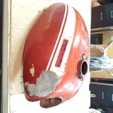 VTG OEM Honda SL 350 K1 KO 1970 -1973 Cherry & White Gas Fuel Tank Reservoir