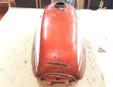 VTG OEM Honda SL 350 K1 KO 1970 -1973 Cherry & White Gas Fuel Tank Reservoir