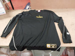 NFL Long Sleeve Shirt Pittsburgh Steelers Black Gold Football X-Large