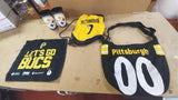 Pittsburgh Steelers Bundle Pack Mesh Purse Bag Pirates Towel 2 Cups NFL Pirates