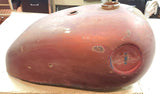 VTG OEM 1955 - 1959 BSA A10 Road Rocket 4 Gallon Gas Fuel Tank Reservoir Red