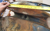 VTG OEM 1955 - 1959 BSA A10 Road Rocket 4 Gallon Gas Fuel Tank Reservoir Red
