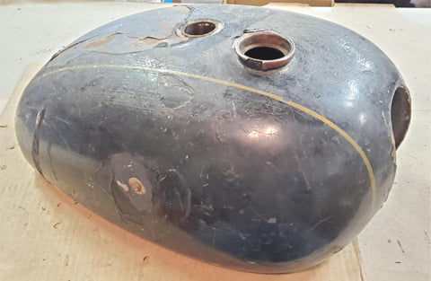 OEM VTG BSA A10 Black Motorcycle Fuel Gas Tank Reservoir
