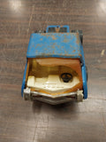 Vtg Blue Mini Tonka Cab Pressed Steel Truck Car Carrier 1960's Transport Japan