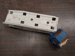 Vtg Blue Mini Tonka Cab Pressed Steel Truck Car Carrier 1960's Transport Japan