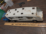 Vtg Blue Mini Tonka Cab Pressed Steel Truck Car Carrier 1960's Transport Japan
