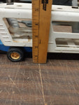 Vtg Blue Mini Tonka Cab Pressed Steel Truck Car Carrier 1960's Transport Japan
