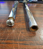 NOS Octagon Chopper Foot Pegs Panhead Knucklehead Triumph Old Skool Chrome
