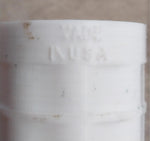 Vtg White Waffle Grips Panhead Knucklehead Harley Logo Chopper