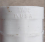 Vtg White Waffle Grips Panhead Knucklehead Harley Logo Chopper