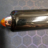 Highway Hawk Techglide Black Side Running Light Amber Lens Harley Chopper Bobber