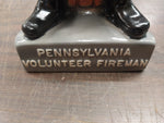 VTG 1980 EMPTY Pennsylvania volunteer fireman Whiskey Decanter