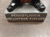 VTG 1980 EMPTY Pennsylvania volunteer fireman Whiskey Decanter