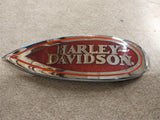 Chrome Red Gas Tank Emblem Medallion Harley Davidson Right Side Only 1999 FLSTS