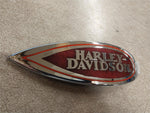 Chrome Red Gas Tank Emblem Medallion Harley Davidson Right Side Only 1999 FLSTS