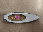 Chrome Red Gas Tank Emblem Medallion Harley Davidson Right Side Only 1999 FLSTS