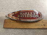 Chrome Red Gas Tank Emblem Medallion Harley Davidson Right Side Only 1999 FLSTS