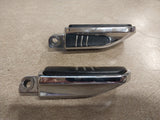Streamliner OEM Harley Footpegs FLHX Dyna Softail Sportster Factory Chrome