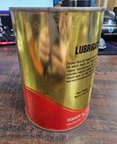 Vtg Full Texaco Aircraft Non-ash Engine Oil Premium AD SAE 40 1qt Metal Tin Can
