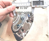 Genuine OEM Harley Chrome Front Brake Caliper Softail Dyna sportster 2000^ FXST