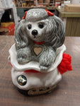 vtg 1973 Jim Beam Trophy series Tiffany the poodle whisky decanter Empty