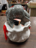 vtg 1973 Jim Beam Trophy series Tiffany the poodle whisky decanter Empty