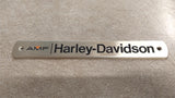 AMF Harley Gas Tank Emblem Gold Anniversary 1972 Shovelhead Badges FLH Glide
