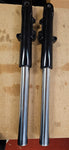 Black Front Forks Tubes sliders OEM Harley Touring FLHX Road Glide Ultra 49mm