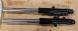 Black Front Forks Tubes sliders OEM Harley Touring FLHX Road Glide Ultra 49mm