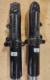 Black Front Forks Tubes sliders OEM Harley Touring FLHX Road Glide Ultra 49mm