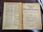 VTG Antique 1911 Kurschner Sechs Sprachen Lexikon Book Hardback German Dictionar